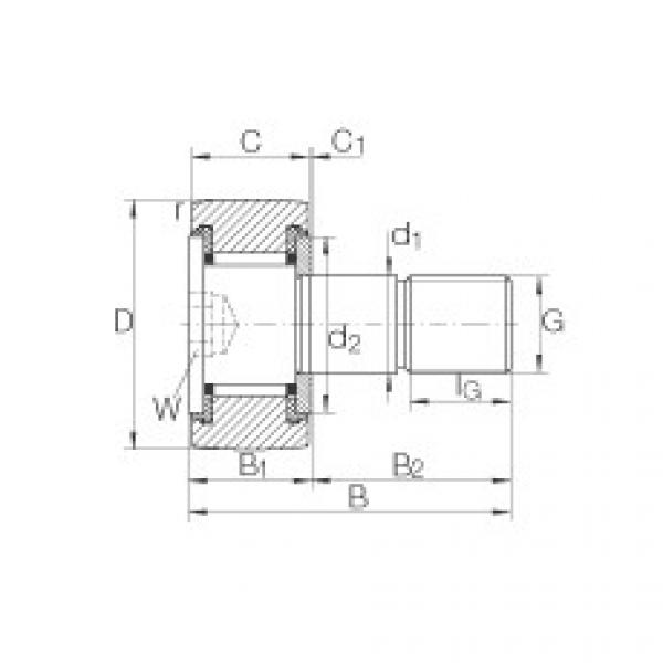 FAG مسمار نوع بكرات المسار - KR19-SK-PP #1 image