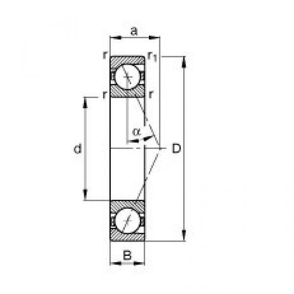 FAG Spindellager - B7006-E-T-P4S #1 image