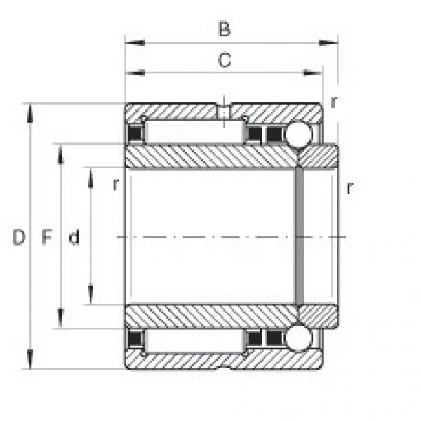 FAG Nadel-Schr&auml;gkugellager - NKIB5906-XL #1 image