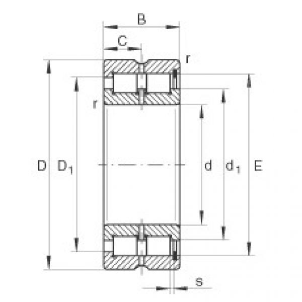 cylindrical bearing nomenclature SL185004 INA #1 image