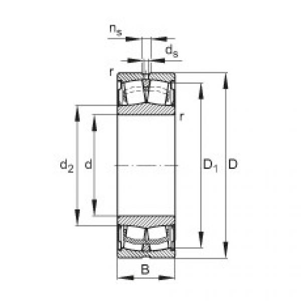 FAG Sealed spherical roller bearings - WS22214-E1-XL-2RSR #1 image