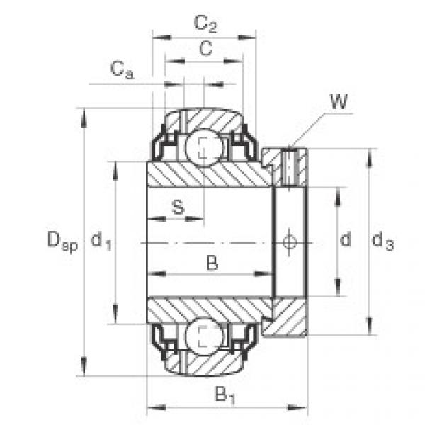 Rodamiento GE35-KRR-B-2C INA #1 image