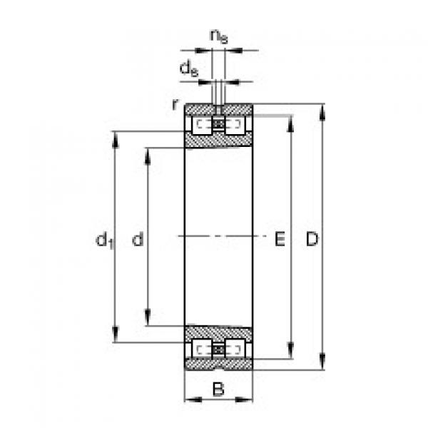 FAG محامل أسطوانية - NN3028-AS-K-M-SP #1 image