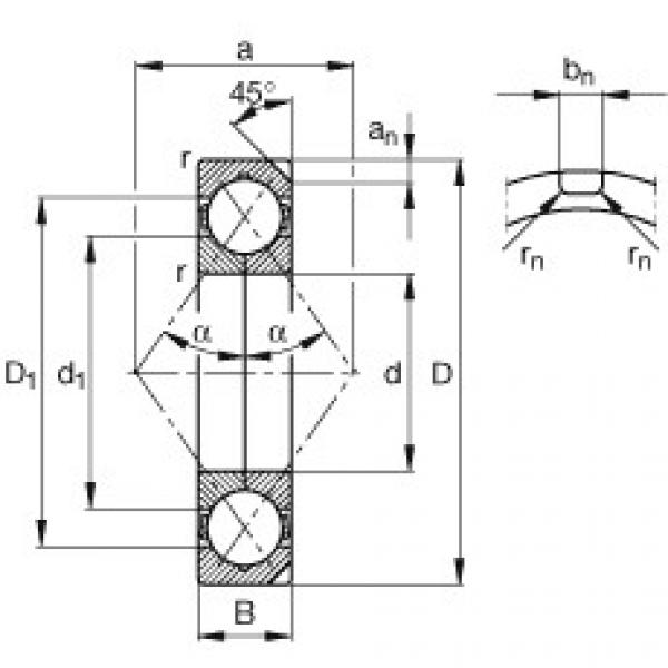 FAG أربعة محامل الاتصال نقطة - QJ1030-N2-MPA #1 image