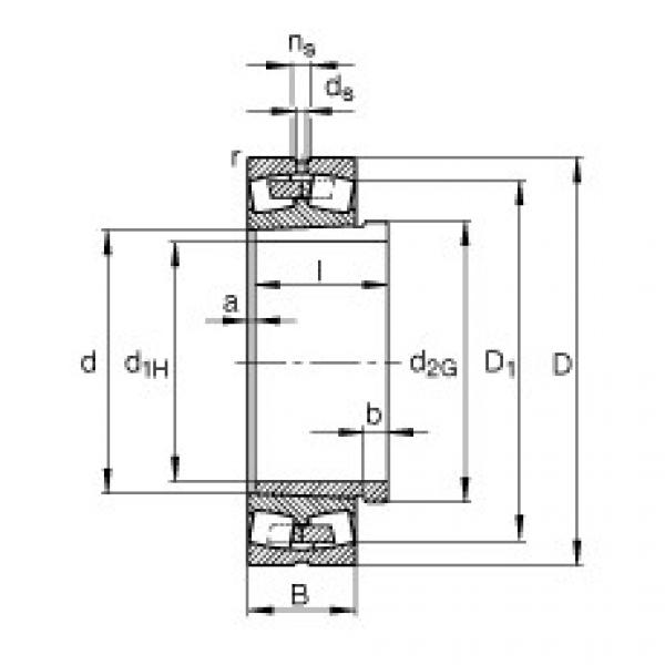 ตลับลูกปืน 239/560-B-K-MB + AH39/560-H FAG #1 image