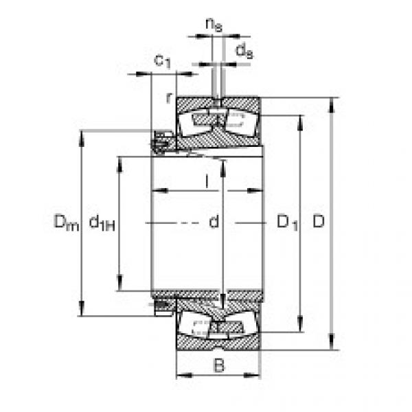 roulements 239/530-K-MB + H39/530-HG FAG #1 image