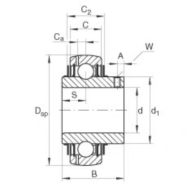 підшипник GYE30-KRR-B-VA INA #1 image