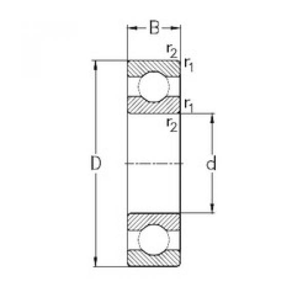 підшипник 619/500-MA NKE #1 image