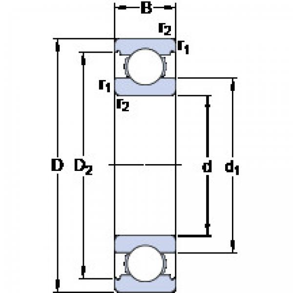 ตลับลูกปืน 619/4 SKF #1 image