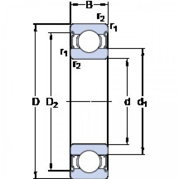 ตลับลูกปืน 619/4-2Z SKF #1 image