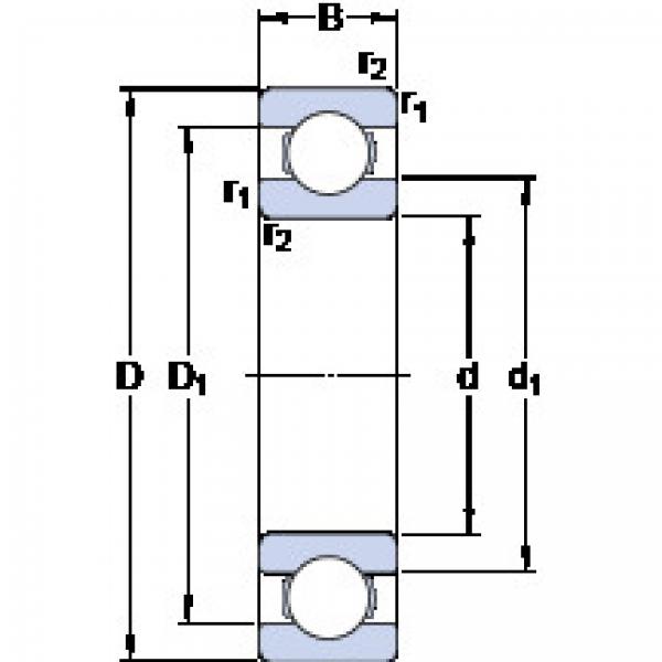 ตลับลูกปืน 619/500 MA SKF #1 image