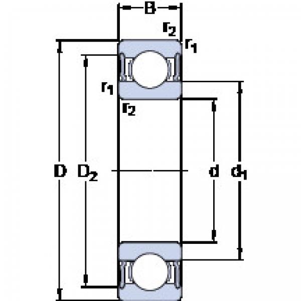 المحامل 634-2RS1 SKF #1 image