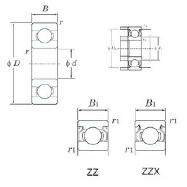 roulements W602ZZX KOYO #1 image