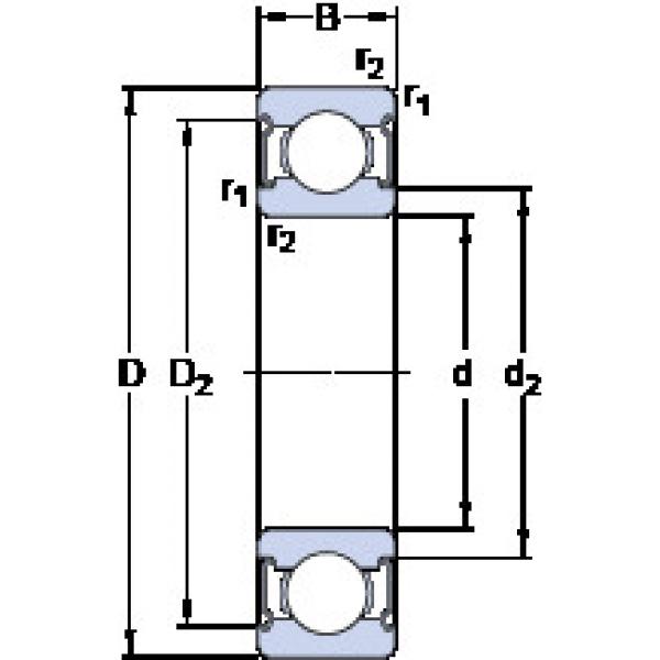 Rolamentos W 63803-2Z SKF #1 image