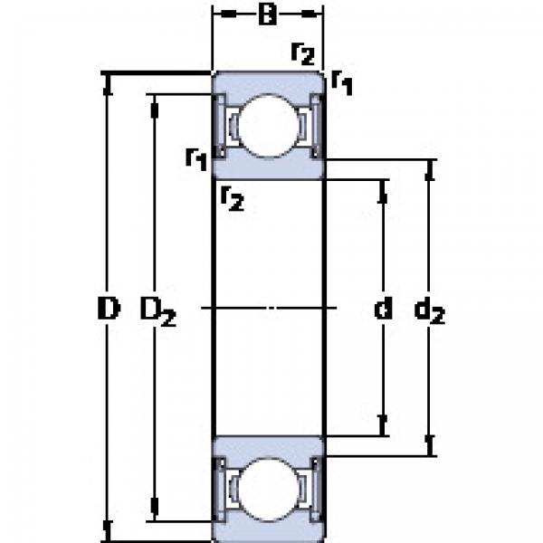 Rolamentos W 63800-2RS1 SKF #1 image