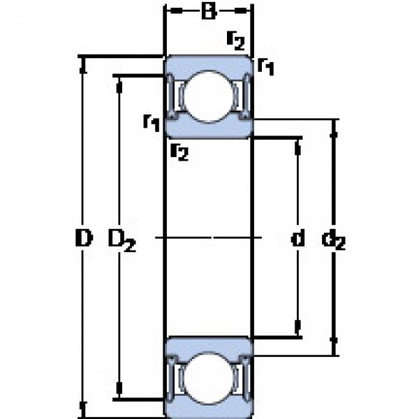 Rolamentos W 6307-2RZ SKF #1 image