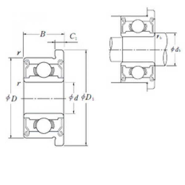 Rodamiento FR2-6ZZ ISO #1 image