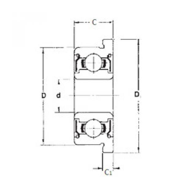 Rodamiento FR1810ZZ FBJ #1 image