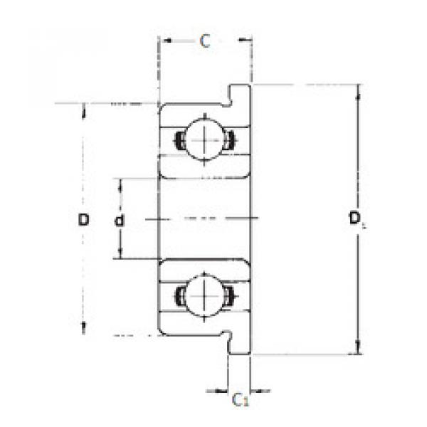 Rodamiento FR156 FBJ #1 image