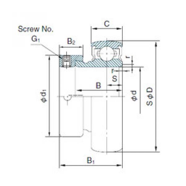 підшипник KH204AE NACHI #1 image