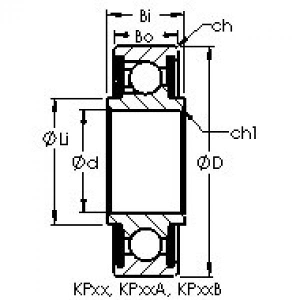 підшипник KP16A AST #1 image