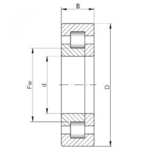 Подшипник NUP2316 E CX #1 image