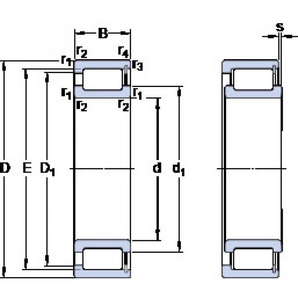 ตลับลูกปืน NCF 1848 V SKF #1 image