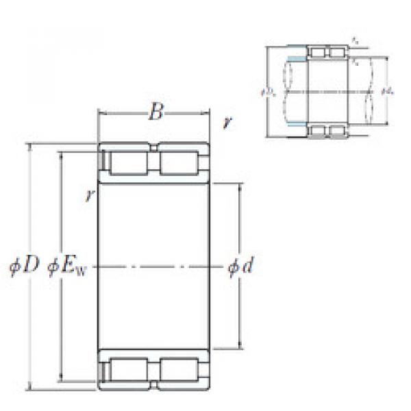 ตลับลูกปืน NNCF5020V NSK #1 image