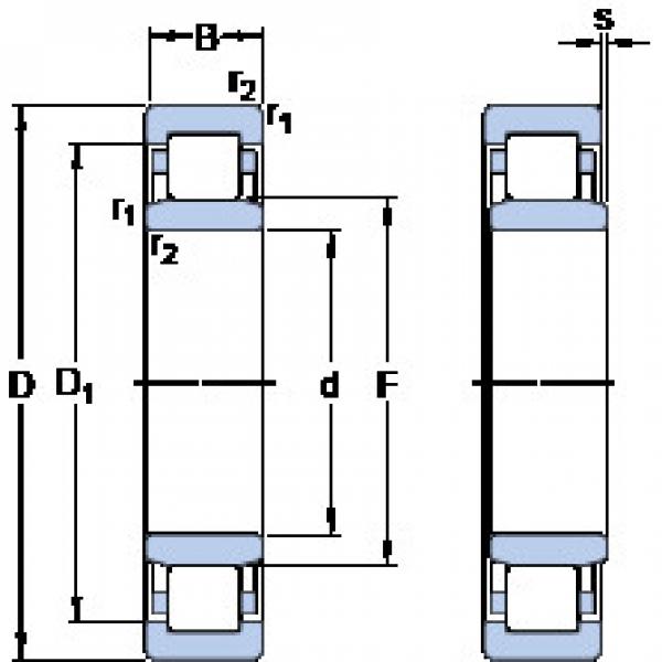 roulements NU 2980 ECMA SKF #1 image