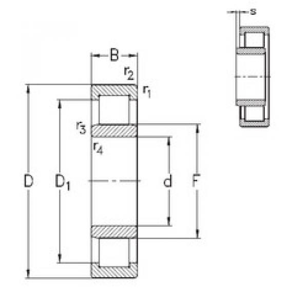 підшипник NU344-E-M6 NKE #1 image