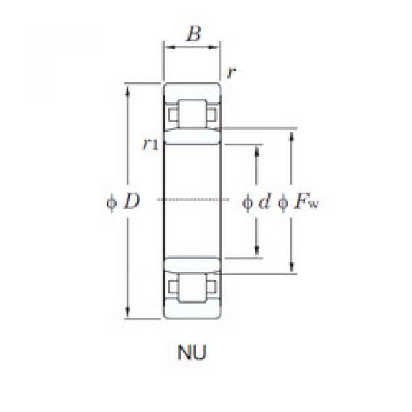 підшипник NU406 KOYO #1 image