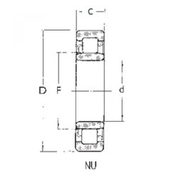 підшипник NU405 FBJ #1 image