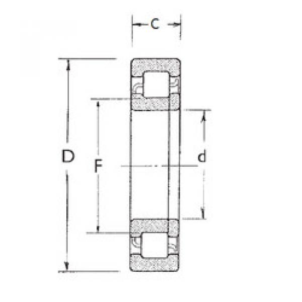 Подшипник NUP2317 FBJ #1 image