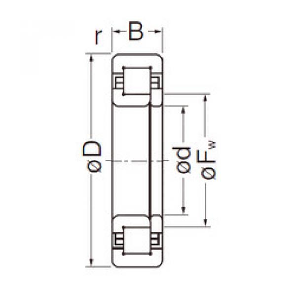 Rodamiento NUP2211EG NACHI #1 image