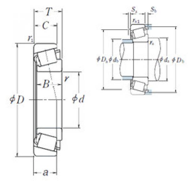 Rodamiento T2ED045 NSK #1 image