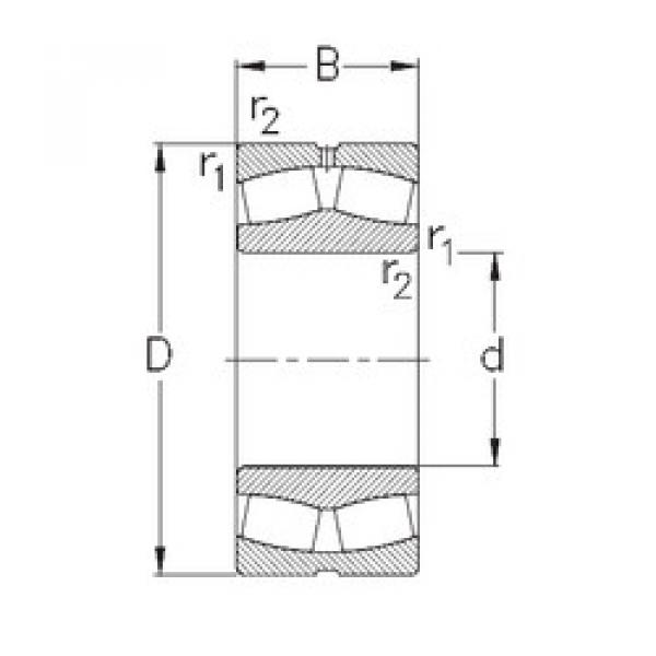 Spherical Roller Bearings 239/500-MB-W33 NKE #1 image