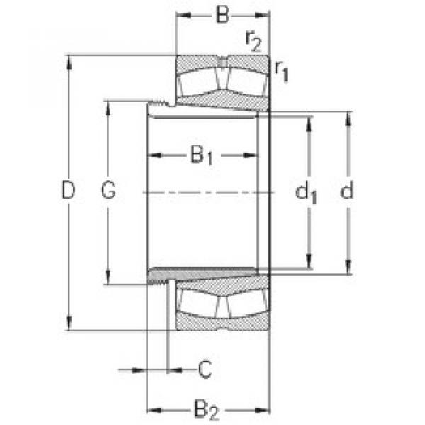 Spherical Roller Bearings 239/530-K-MB-W33+AH39/530 NKE #1 image