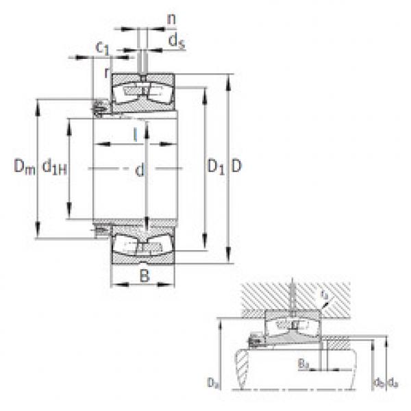 Bantalan 239/560-B-K-MB+H39/560 FAG #1 image