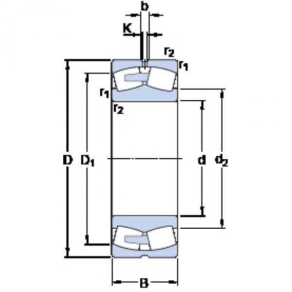 Bantalan 239/600 CA/W33 SKF #1 image