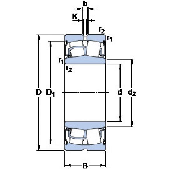 Bantalan BS2-2205-2RS/VT143 SKF #1 image