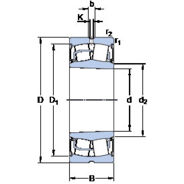 Bantalan BS2-2208-2RSK/VT143 SKF #1 image