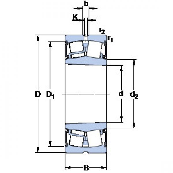 Bantalan BS2-2216-2RSK/VT143 SKF #1 image