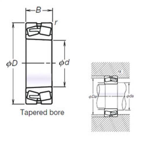 spherical roller bearing axial load TL22313EAKE4 NSK #1 image