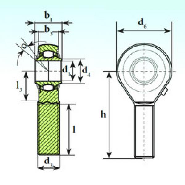 Rodamientos TSM 16 RB ISB #1 image