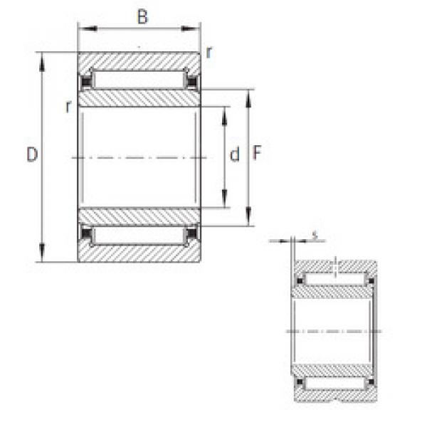 needle roller bearing sleeve NKI6/12-TN-XL INA #1 image