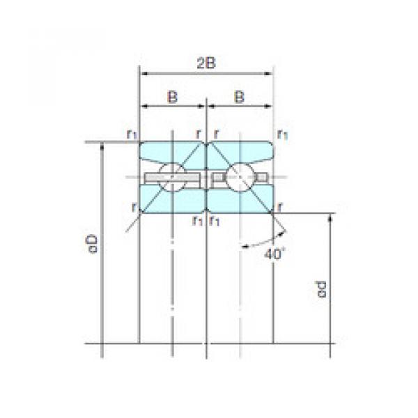 підшипник 70TBH10DB NACHI #1 image