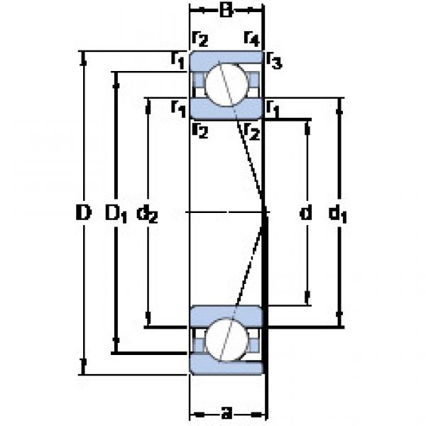 ตลับลูกปืน 707 CD/HCP4A SKF #1 image