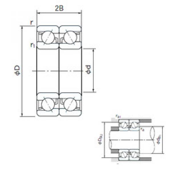 المحامل 7305CDB NACHI #1 image