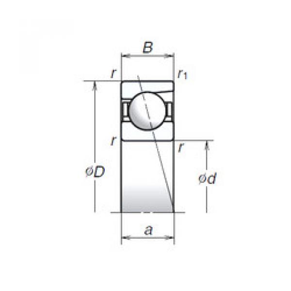 Подшипник 708C NSK #1 image