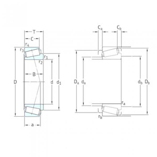 Bantalan T7FC065/QCL7C SKF #1 image